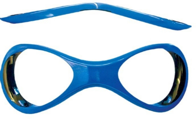 8자패들 실리콘 수영 연습용 보조핸들 교정 훈련용품, 성인(블루)