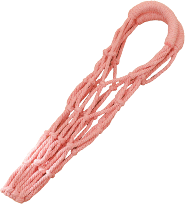 Naccessory 그물 망 텀블러 스트랩 슬리브 홀더, 1개, 핑크