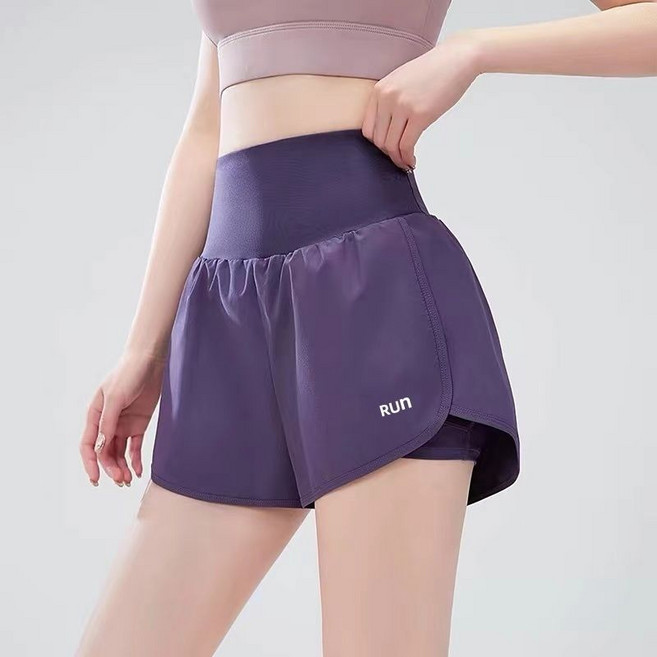 여성 요가복 레깅스 봄 여름 냉장고 마라톤 피트니스 3부 얇은 통기 스판 데일리 빈티지 오버핏 캐주얼 추리닝 스포츠 팬츠