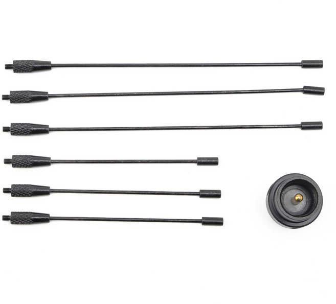 1세트용 차량용 야에스 라디오용 접지 안테나 RE-02, 검은색