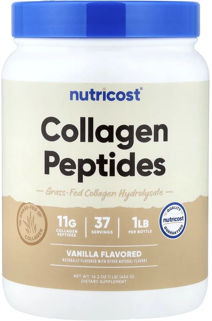 새해 첫좋은선물 Nutricost 콜라겐 펩타이드 바닐라 454g(1lb) 제대로 할인합니다, Nutricost콜라겐펩타이드바닐라454g1lb, 454g, 1개 - 쿠팡