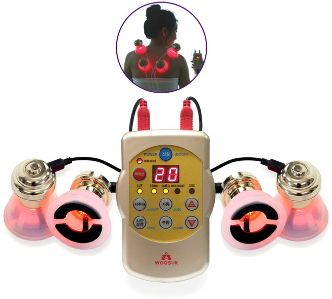 의료기기 히미나 개인용 저주파 자극기 (저주파/적외선/부항기능)_혈액순환개선 근육통완화, 히미나 본품