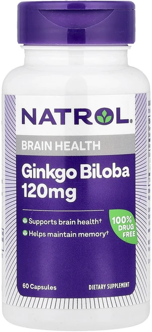 건강챙기세요 Natrol 징코 빌로바 60캡슐 백살까지오래오래 - 쿠팡