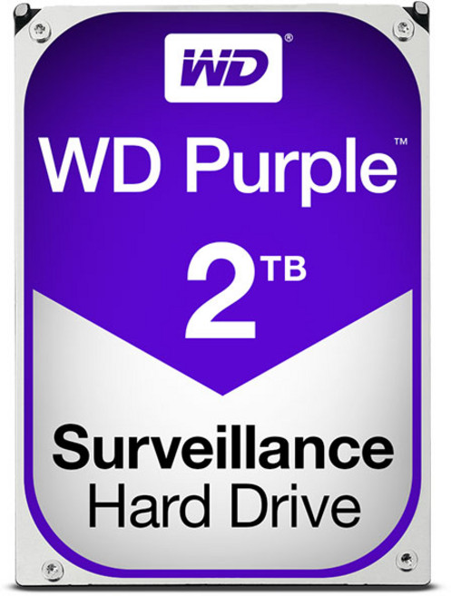 웨스턴디지털 WD23URZ Purple 정품 2TB 3.5인치 5400RPM SATA3 HDD 하드디스크 영상 감시 보안 CCTV 녹화기 NVR DVR 메모리 고용량 저장장치, 1개