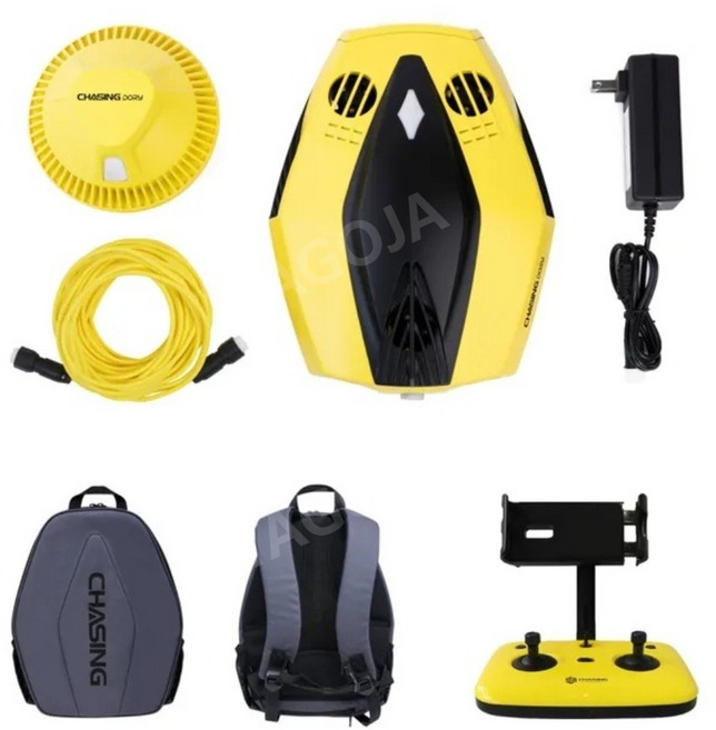 TAGOJA 수중 드론 체이싱 도리 CHASING 1080p 풀 HD 실시간 앱제어, 배낭과 리모콘, 배낭과 리모컨, 1개