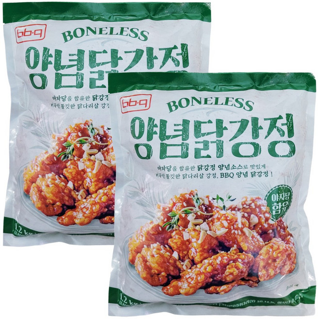 코스트코 BBQ닭강정 아이스포장, 1.2kg, 2개