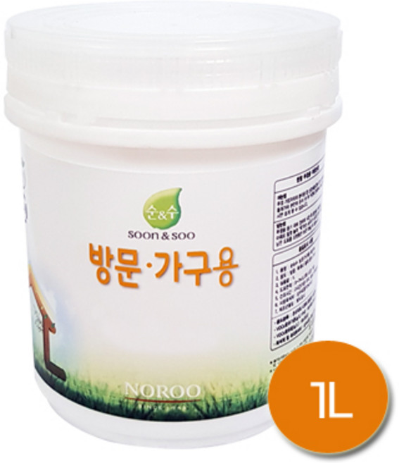 노루페인트 순앤수 방문가구용 수성페인트 1L 반광, 1개