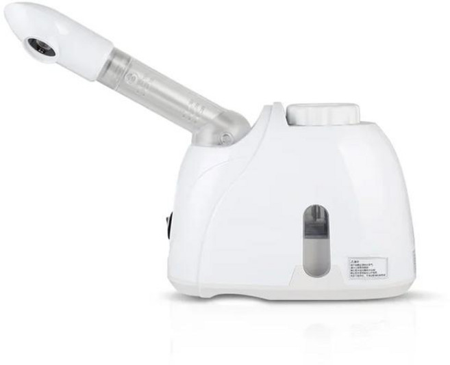 확장 가능한 팔 스팀 따뜻한 미스트 가습기 얼굴 스파 부비동 보습 가정용 또는 미용실용 페이셜 스티머, 1.흰색, [01] 아이보리