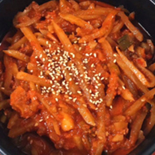 [루틴] 남도식 무생채 3kg 밑반찬종류 시원한 비빔밥재료