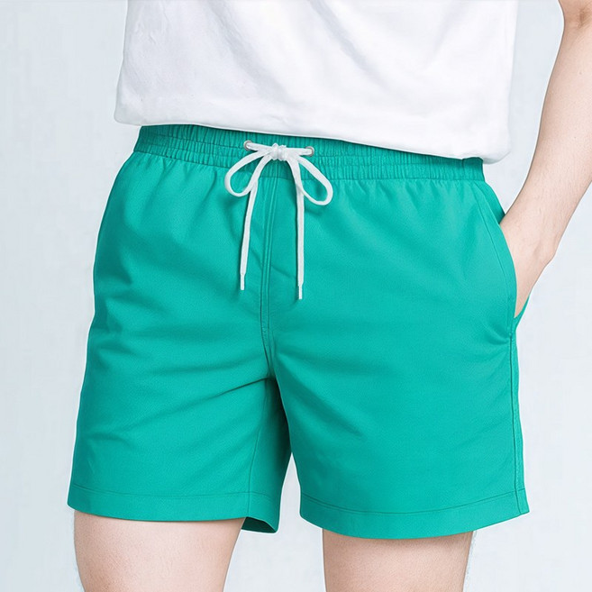 바닐라마카롱 보드숏 밴딩 스윔 팬츠 3 5부 수영복 반바지 허리 스트링 숏팬츠 방수 메쉬 안감 와이드 스포츠 바지 빅사이즈 남성 비치 웨어