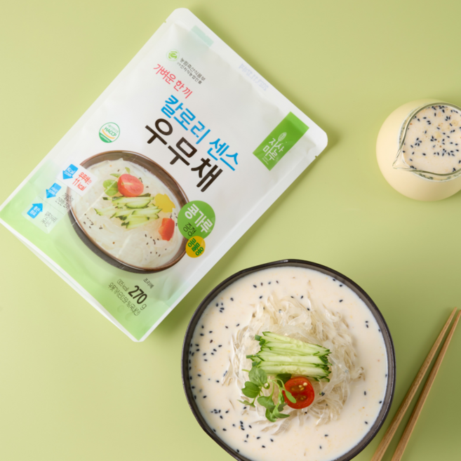 [지리산맑은물춘향골] 간편한 한끼 다이어트 칼로리센스 우무채, 200g, 1개