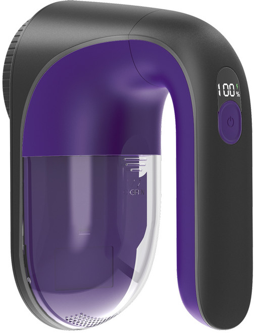 SmartGo 프리미엄 보풀제거기 휴대용 충전식 6중날 대용량 세탁소용 강력한 보풀제거기, 블랙