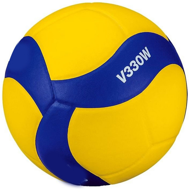 隔日到貨- V300W排球5號排球中考用球排球訓練男女室內訓練比賽用球軟排訓練排球考試用球排球手排球比賽用球 OJCK, 1個, V330W（送網兜+球針）, V300W