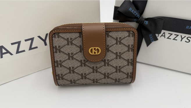 헤지스 시그니처 H로고패턴 여성 지퍼돌이 (선물포장)