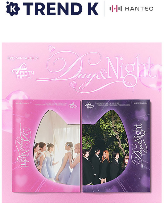 피프티 피프티 3집 미니 앨범 [Day & Night] 일반반 FIFTY FIFTY 데이앤나잇 Standard Ver. (미개봉), DAY Ver(핑크)