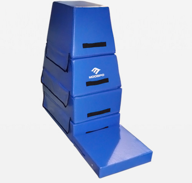 [무스포] 4단뜀틀 F-25 ( 마블 / 무거운것 ) 청색, 1개