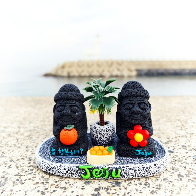 제주 기념품 감귤 동백 돌하르방