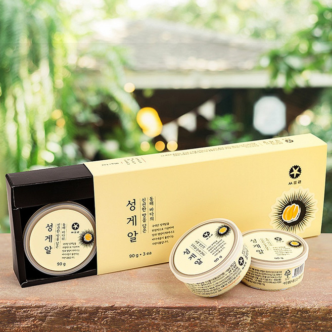 씨트리 성게알통조림 /동해바다신선함을 그대로, 3개, 90g