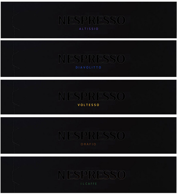 네스프레소 버츄오 에스프레소 5종세트 50캡슐, 1개, 1세트