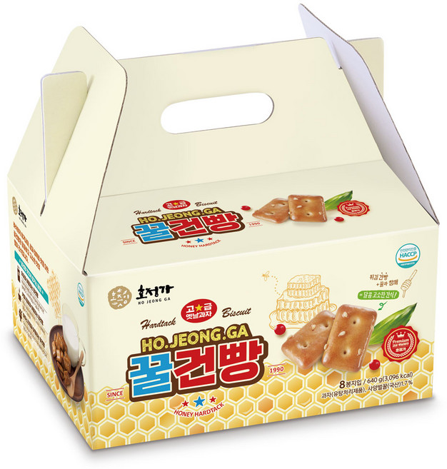 호정가 꿀건빵세트 (8봉지입), 1개, 640g
