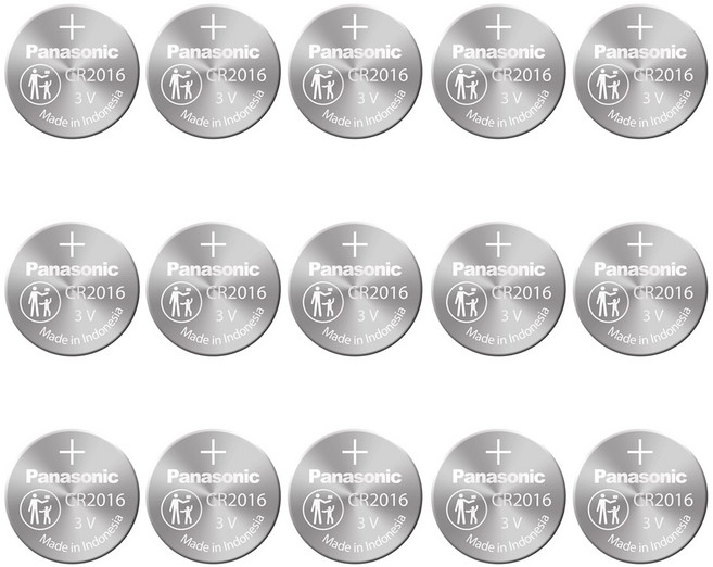 파나소닉 리튬 코인 파워세이프티 CR2016, 5개입, 3개