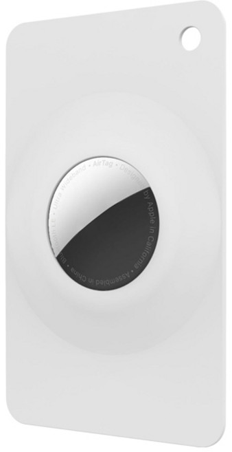 호환 에어태그 보호 케이스 에어태그 카드 트래커 커버 TPU 초박형 카드 케이스 지갑 삽입 거치대, 1개, 01 White