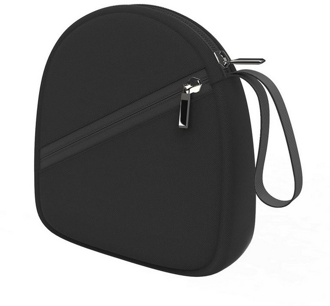 JBL/Beats/Sony/BERIBES/SoundCore/TOZO/KVIDIO/JLab/Bose와 호환되는 헤드폰 케이스 초박형 헤드폰 가방 여행용 휴대용 범용 핑크 18, 블랙