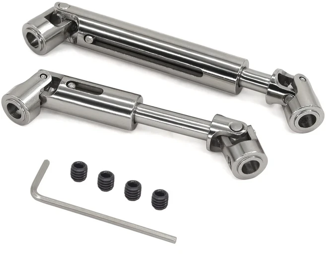 C8815 윌리스 지프 호환 1/10 스케일 원격 제어 자동차 업그레이드 부품 액세서리용 금속 CVD 드라이브 샤, 01 빠른  Mainland