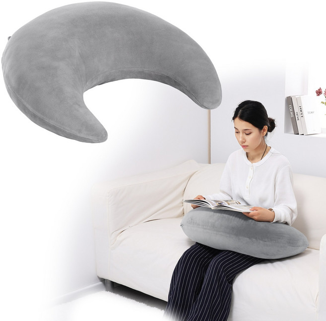 하바르고 다용도 반달 침대 미용실쿠션 쿠션테이블