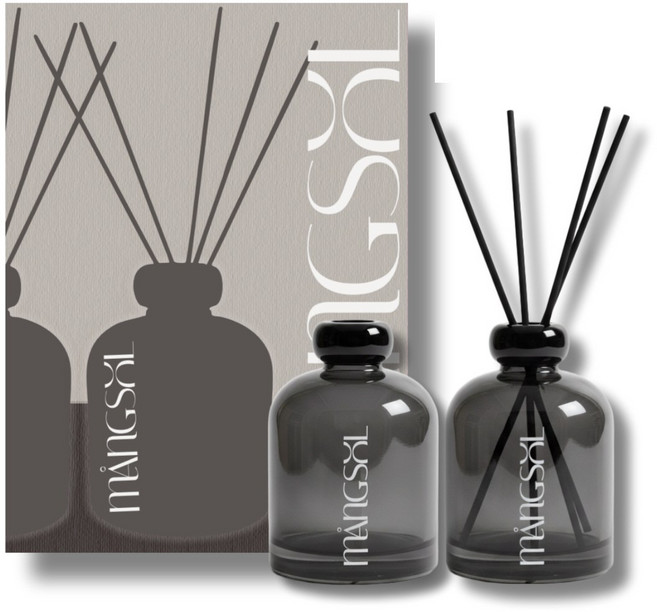 몽솔 디퓨저, 2개, 500ml, 시트러스 던