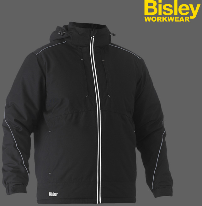 Bisley 비즐리 워크웨어 BJ6843 후드 재킷, M, 1개, 블랙