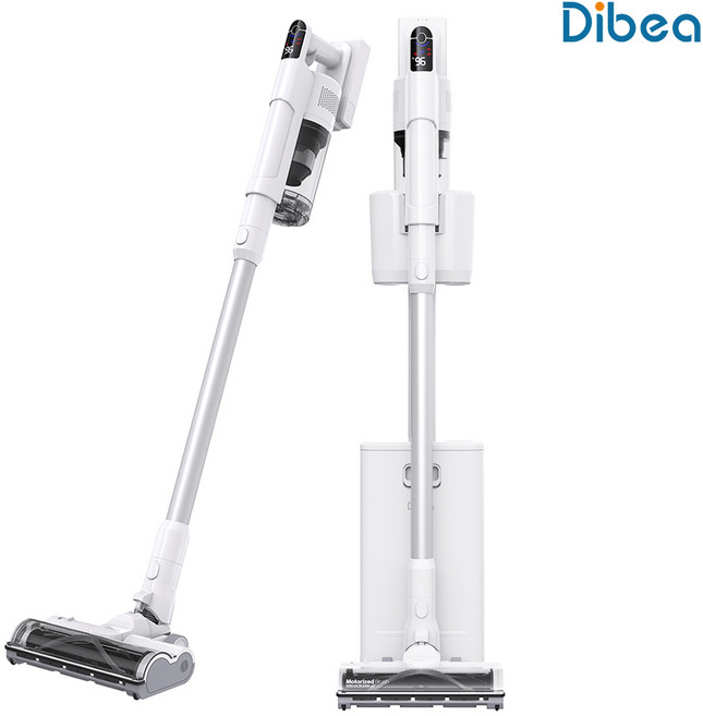 26년 최신형 디베아 차이슨 무선 청소기 JET FIT 클린스테이션 BLDC 셀프 스탠딩 머리카락 엉킴 방지 브러쉬, 화이트