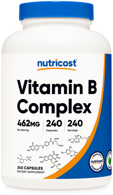 뉴트리코스트 비타민 B 컴플렉스 462mg 240캡슐 1병, 1개, 240회분