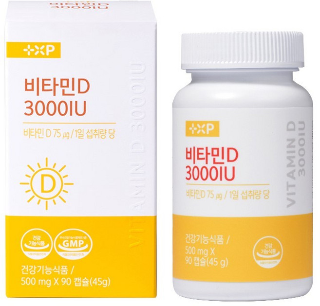 내몸에딱 고함량 비타민D 3000IU 건강 필수영양소 스위스산 프리미엄 비타민 건강기능식품, 1개, 90정