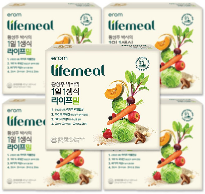 이롬 황성주 박사의 1일1생식 라이프밀, 30g, 70개