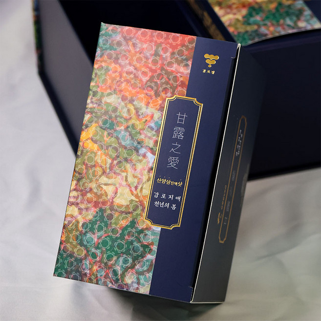 산양삼진액 샷_ 감로지애 천년의 봄 낱개박스(10병)_ 기력증진 수술전후/산양산삼 95%+상황버섯 추출액5%, 2.1L