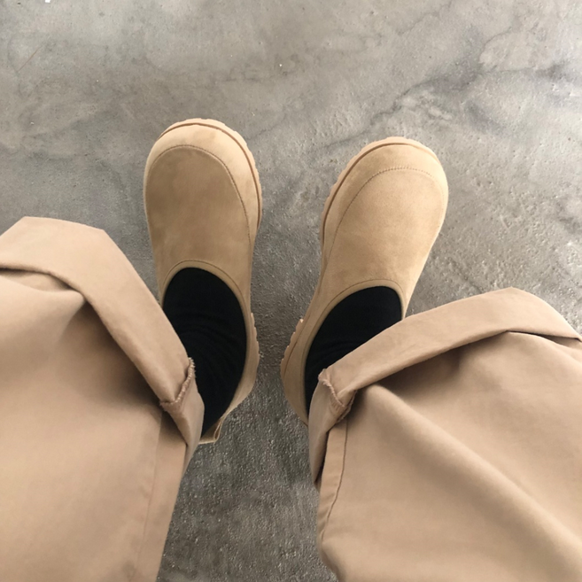 포근 무드 스웨이드 슬립온 3컬러 (1.5cm)