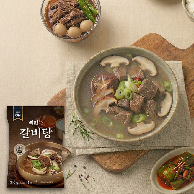 초원식품 정성온 뼈없는 갈비탕 실온, 1개, 600g