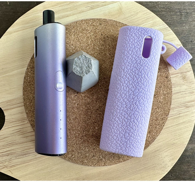 레더크레프트 아보카도베이비프로 전용 실리콘 케이스 위생캡덮개 포함, 퍼플, 1개