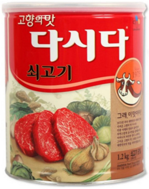 다시다 쇠고기 캔형, 1.2kg, 1개