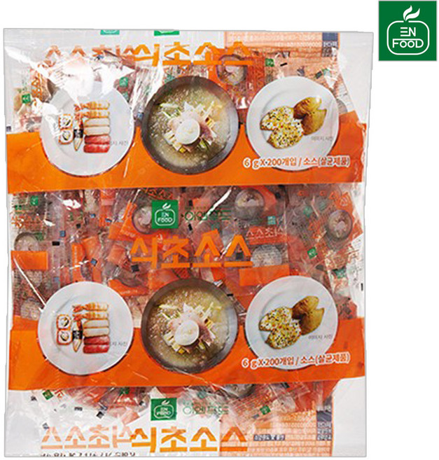 이엔푸드 미니 식초소스, 6g, 1200개