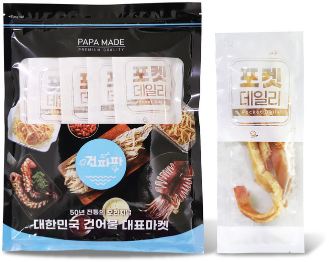 포켓데일리 바베큐 페스츄리 오징어 30gx5개입 150g, 1개