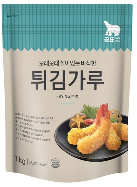 곰표 튀김가루, 1kg, 1개
