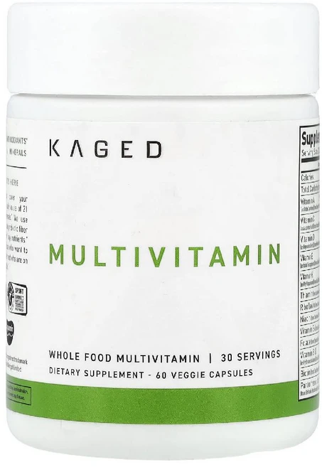 케이지드 종합비타민 멀티비타민 Kaged MultiVitamin 베지캡슐 60정, 1개 - 쿠팡
