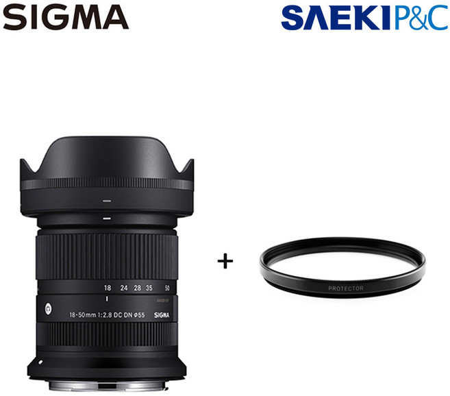시그마 C 18-50mm F2.8 DC DN 캐논 RF + 시그마정품 필터