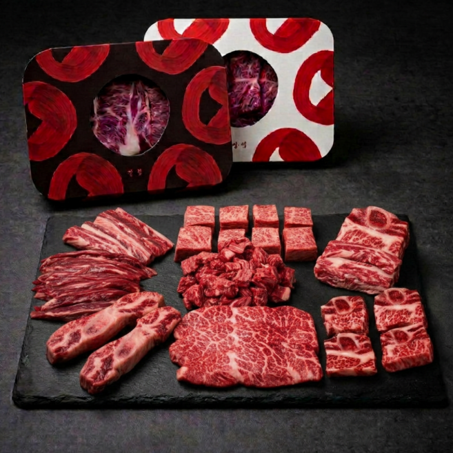 정립한우 시그니처 1++ 한우구이용 선물세트, 1개, 1.6kg