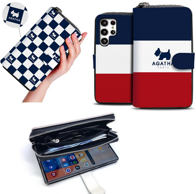 갤럭시 버디 케이스 A226 아가타 프리미엄 지퍼수납 지갑형 정품제작 패션 다이어리