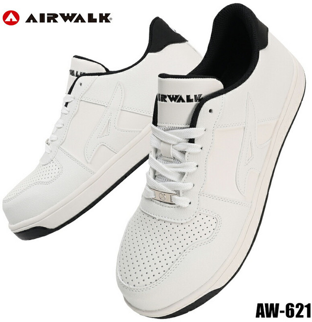 AIRWALK 에어워크 안전화 로우 미드 AW621 AW641 6인치 발편한 현장 작업화