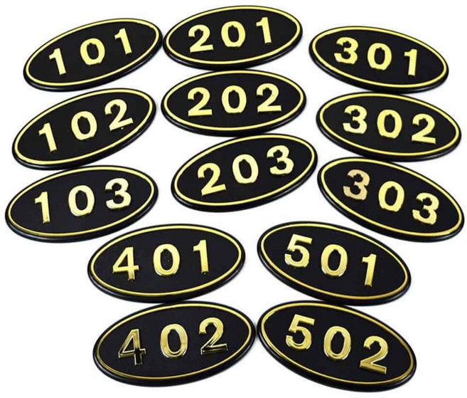 입체호수판 호실번호판 세대번호 호텔호수 onc+1824ac, 101호