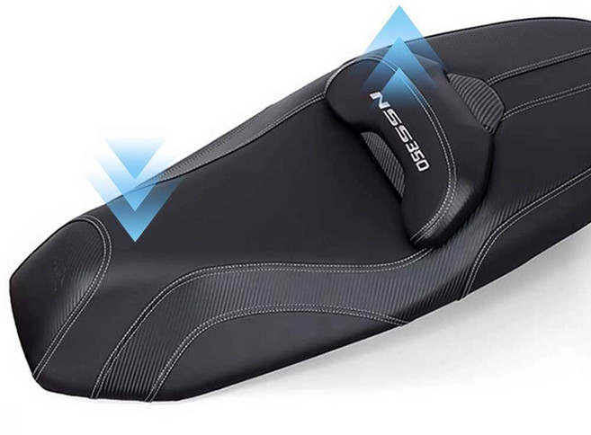 포르자 시트 등받이 안장 컴포트 커스텀 튜닝 쿠션, 1개